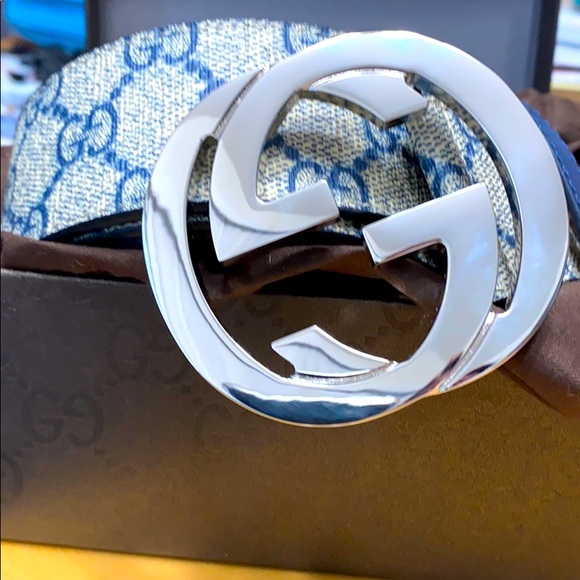 Gucci GG Supreme belt with G buckle - Picture 1 of 4